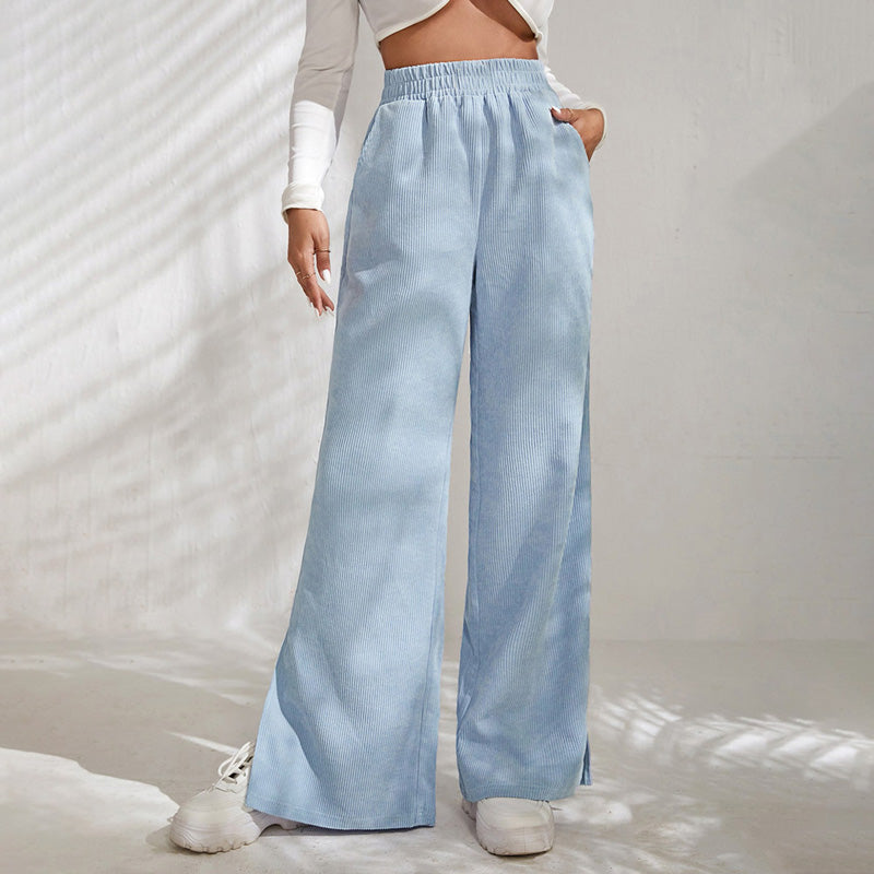 Casual Solid Color Pants