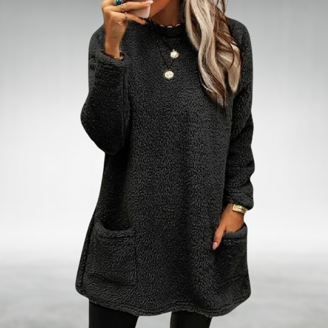 Carrie Cozy Relaxed Pullover Tunic - Elena Harper