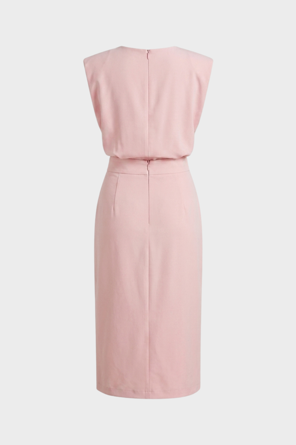Women's Midi Dress Button | Sleeveless