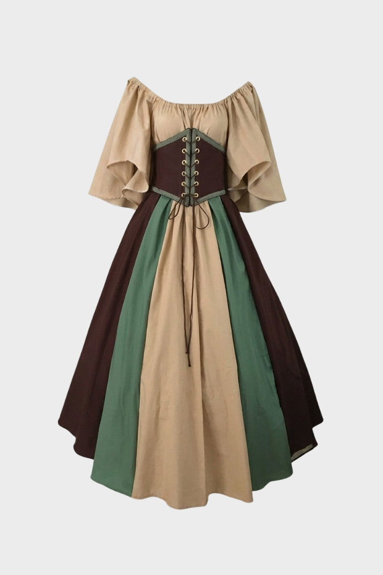 Ladies' Dirndl Dress | Front Lacing & Flared Skirt