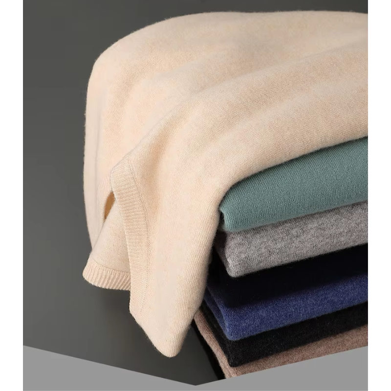 Men's Soft V-Neck Knit Sweater for All-Season Comfort