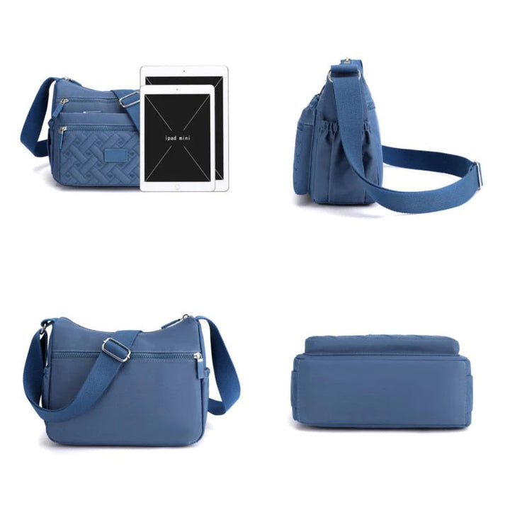 Lightweight and Functional Multi-Pocket Shoulder Bag for Women