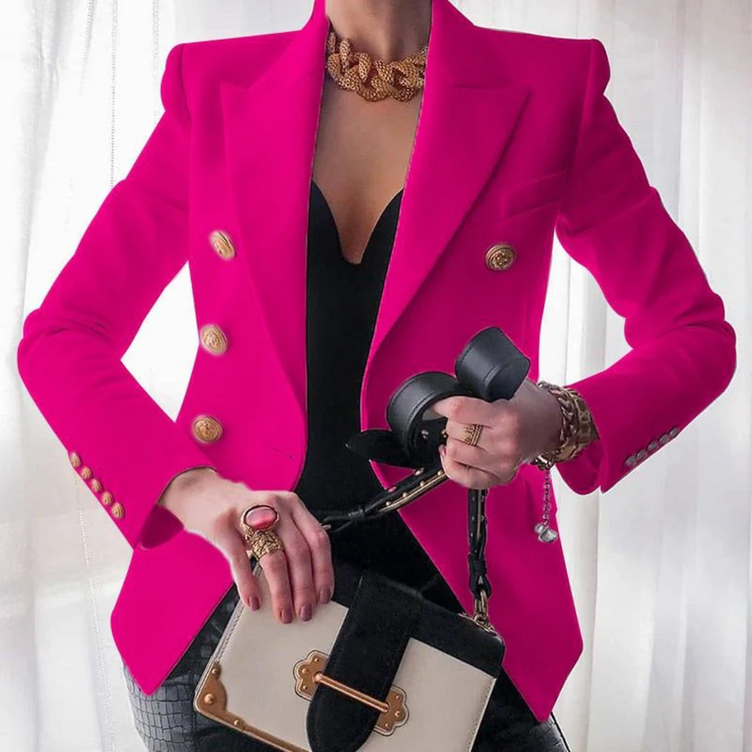 Vanessa - Elegant luxury cotton blazer for women