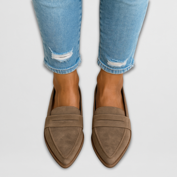 Nadia - Suede Loafers