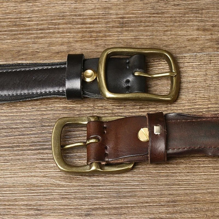 Cedarlock Leather Belt, view 5 - Elena Harper