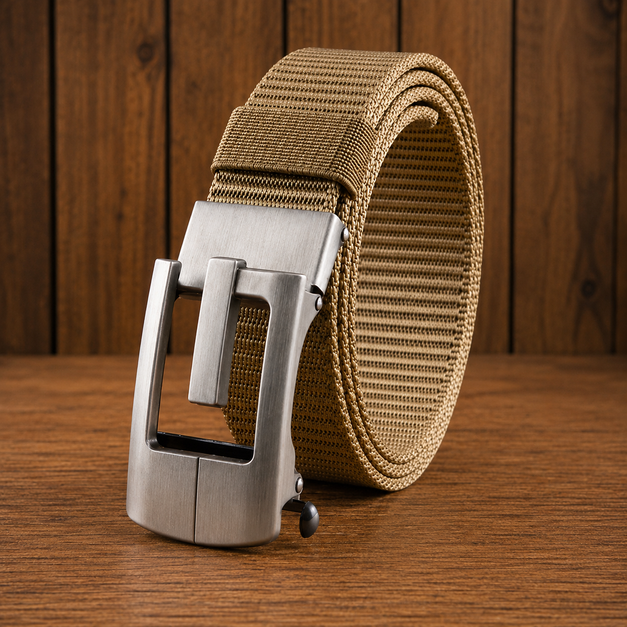 Automatic Metal Buckle Belt - Elena Harper