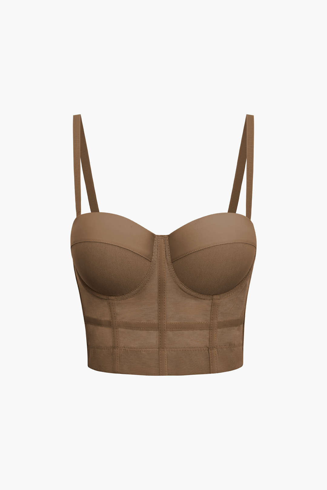 Underwired Mesh Crop Top