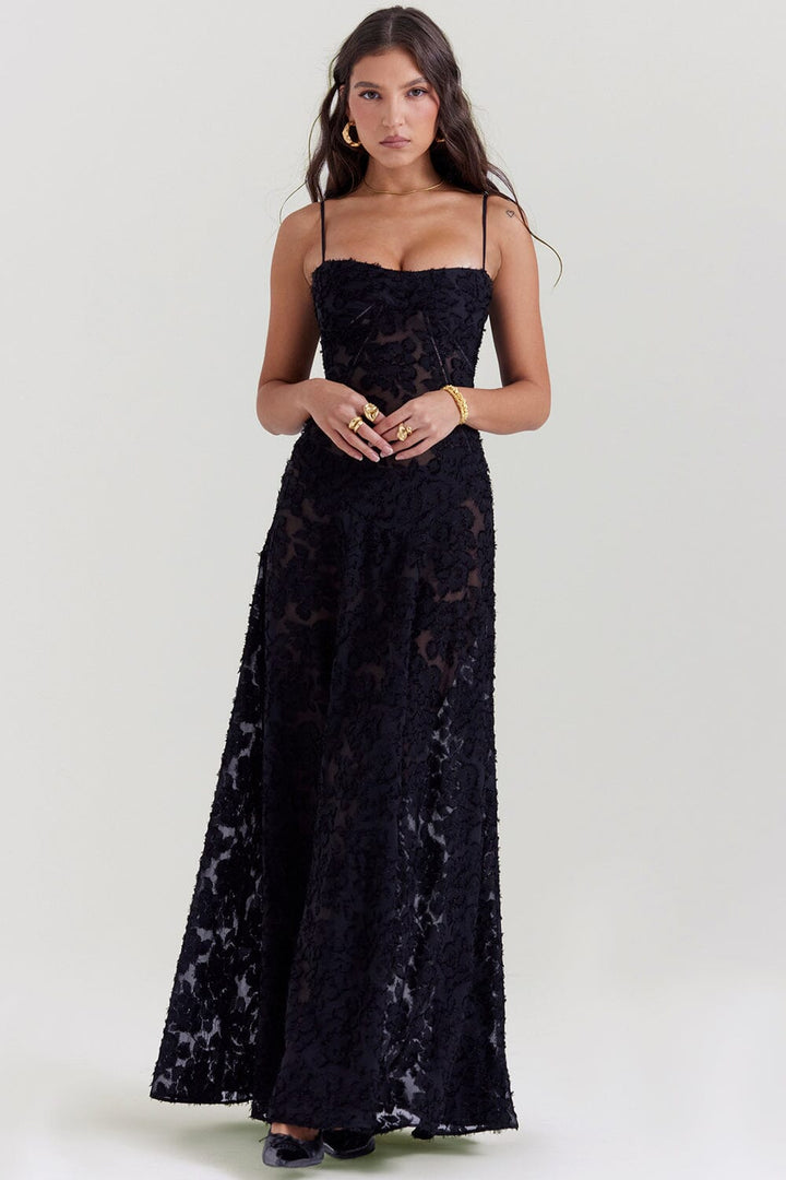 Women's Elegant Flowy Maxi Dress - Effortless Style for Any Event