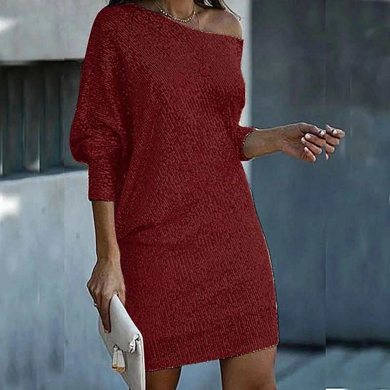 Amara | Elegant Knit Dress with Structured Silhouette