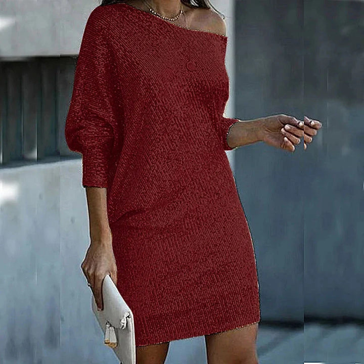 Amara | Elegant Knit Dress with Structured Silhouette