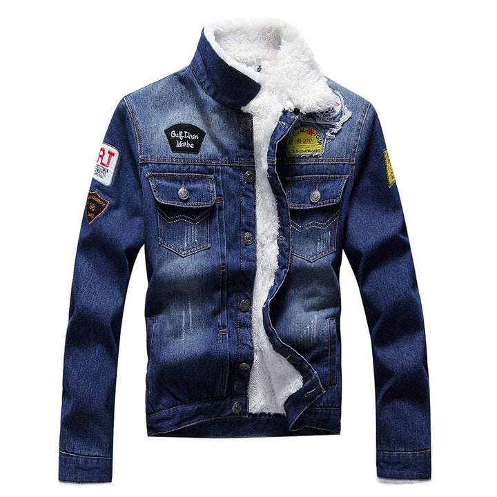 Men's Straight Cut Lined Denim Jacket - Darnel