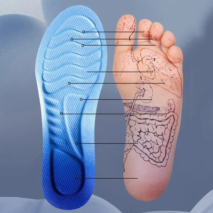 Unisex StepEase Cloud 4D Orthopedic Insoles for Comfort & Support, view 2 - Elena Harper