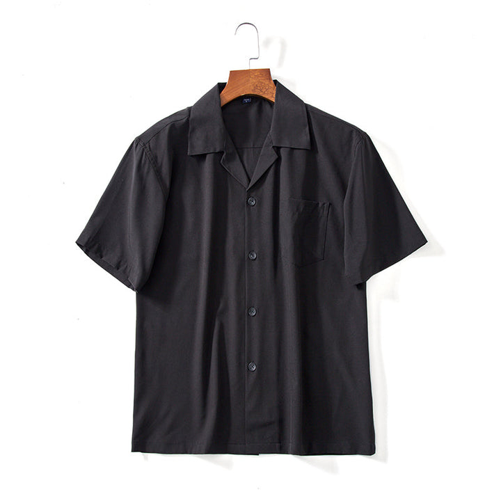 Cuban Collar Shirt for Men - Elena Harper