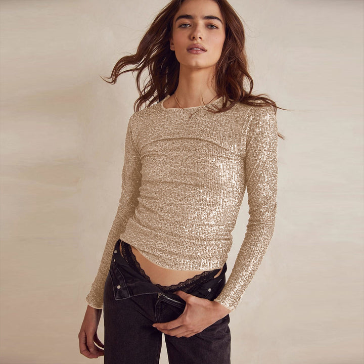 Sequin Top for Women - Ilaena