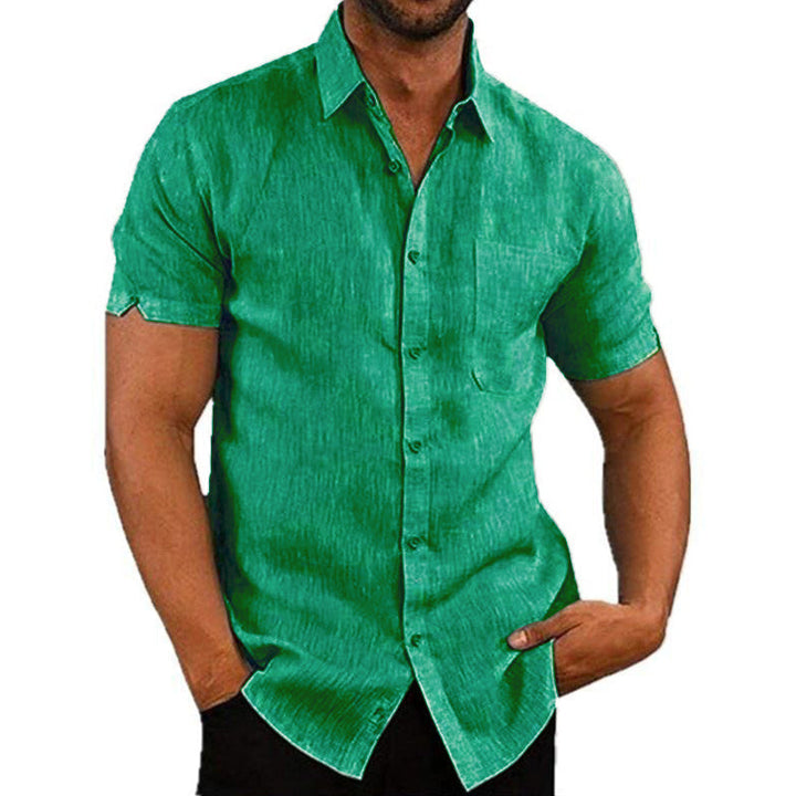 ELENA HARPER™  |  MEN'S LINEN BLEND SHIRT