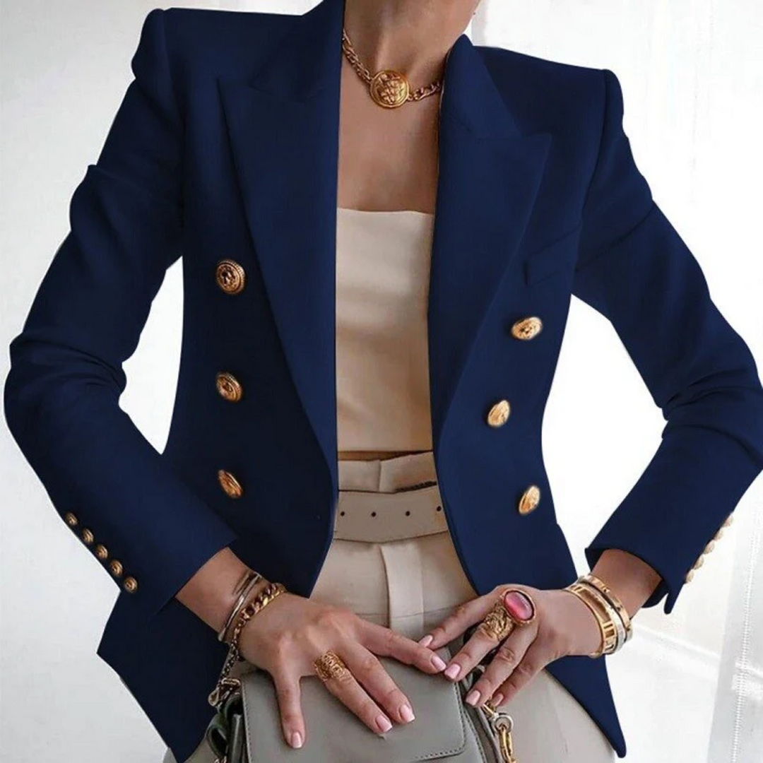 Vanessa - Elegant luxury cotton blazer for women