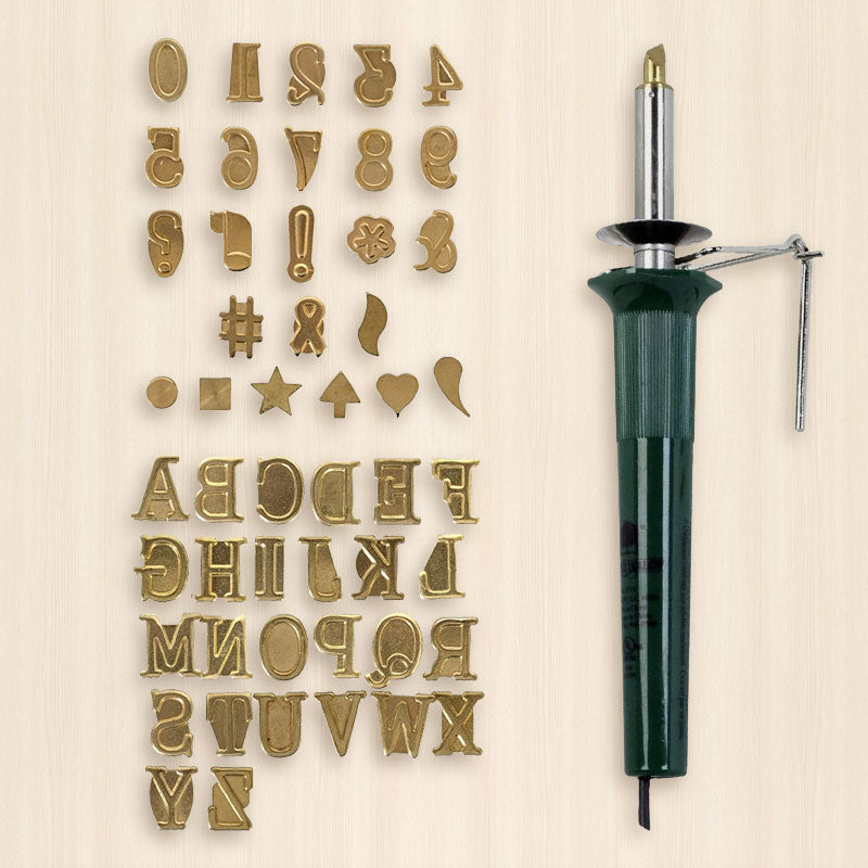 Inscript™ - Stamp Set for Burning on Wood to Personalize Your DIY Projects