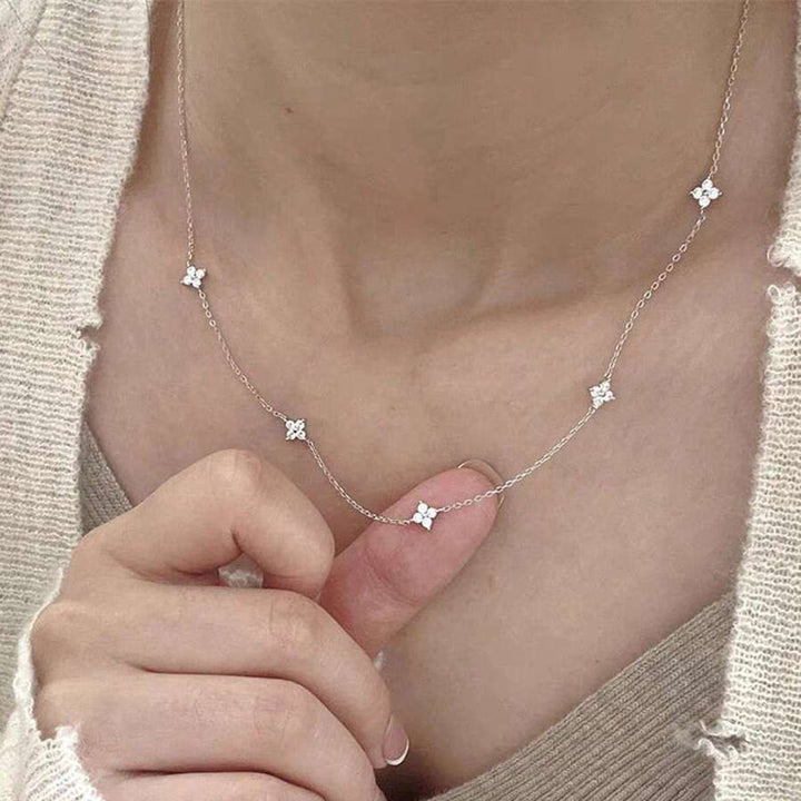 Vintage Four Leaf Clover Necklace