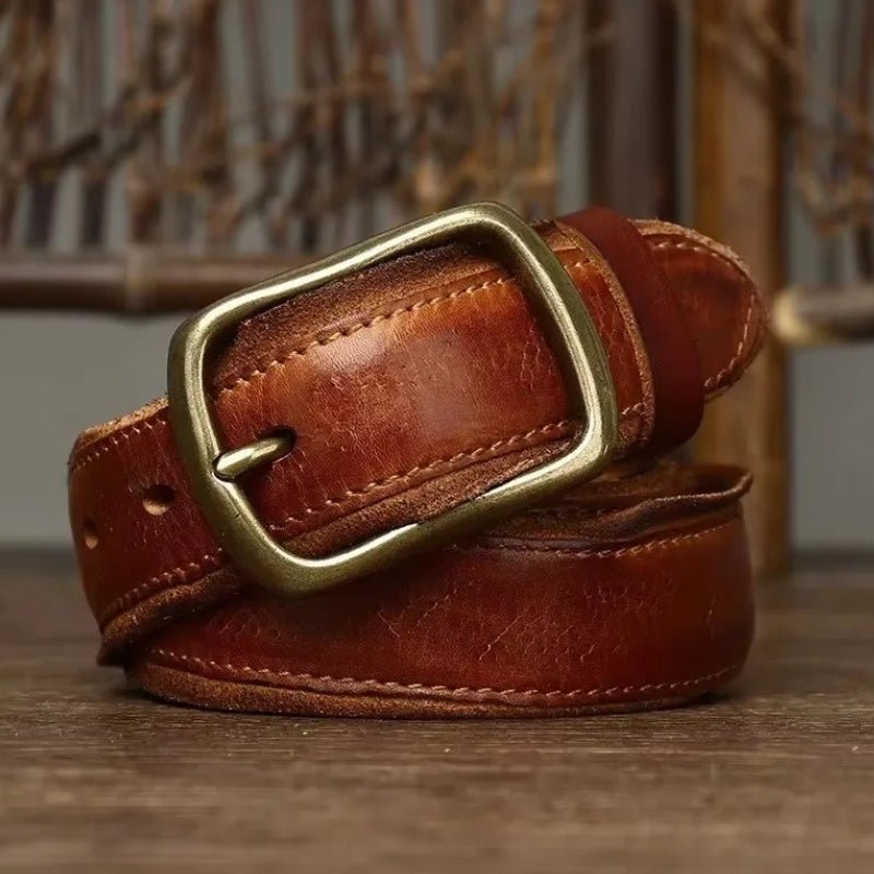 Cedarlock Leather Belt, view 10 - Elena Harper