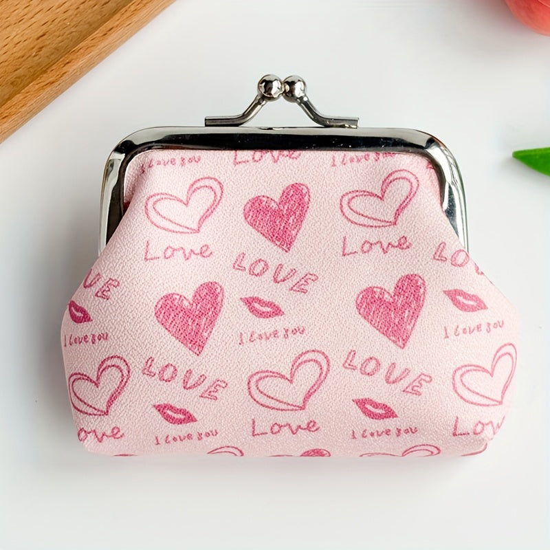 Heart Printed Wallet