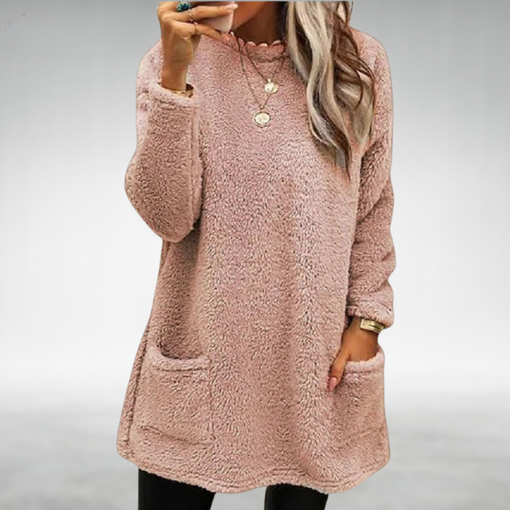 Carrie Cozy Relaxed Pullover Tunic - Elena Harper