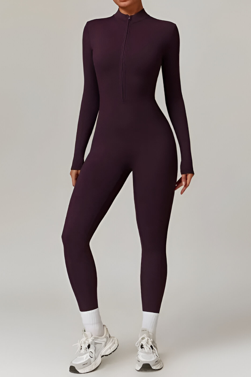 Selara™ | Thermal fleece jumpsuit with zipper