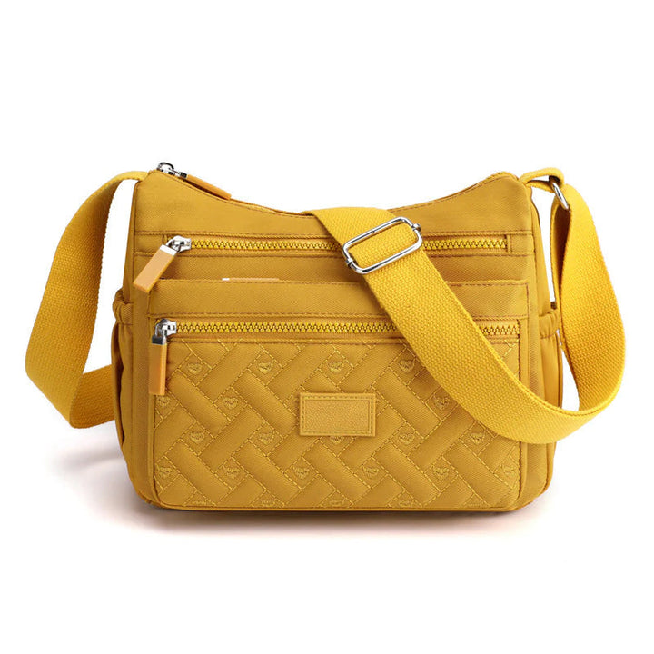 Lightweight and Functional Multi-Pocket Shoulder Bag for Women