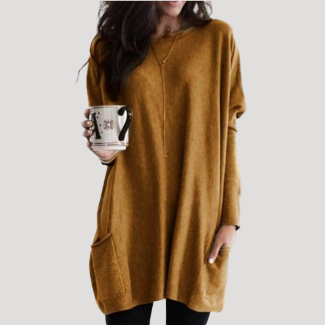 Casual Fit Long Sweater for Women