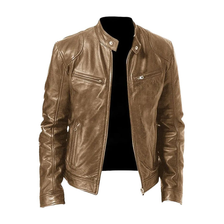LAURENT MONACO | SLIM FIT HIGH COLLAR JACKET FOR MEN