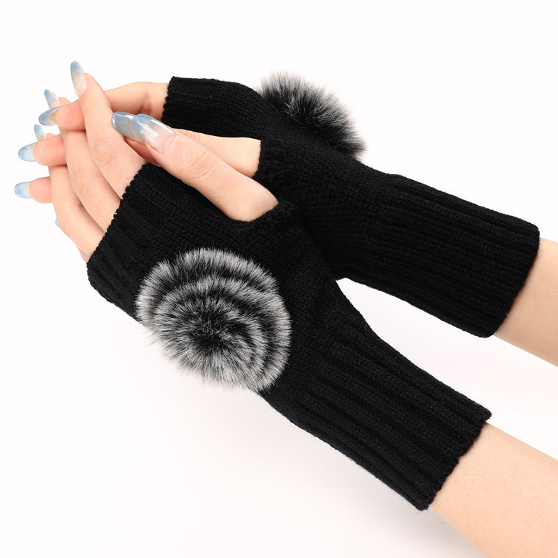 Warm Solid Color Gloves