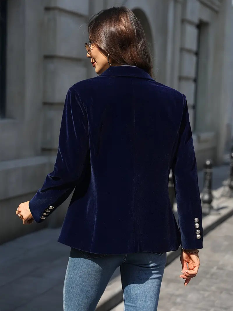 BLAZER IN CUSTOMIZATION WITH GOLD BUTTONS FOR WOMEN