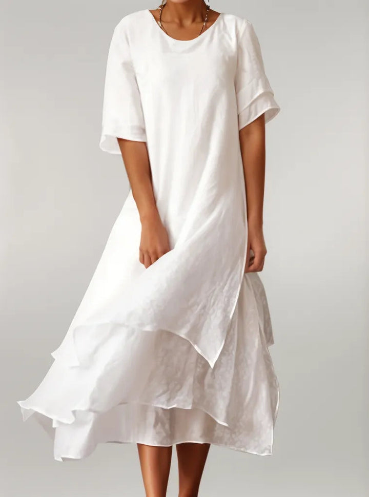 Peyton™ - Elegant Long Cotton Dress