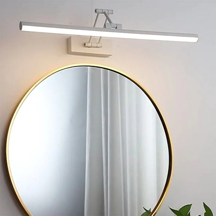 Volo Adjustable Linear Wall Sconce Black/White. Bedroom