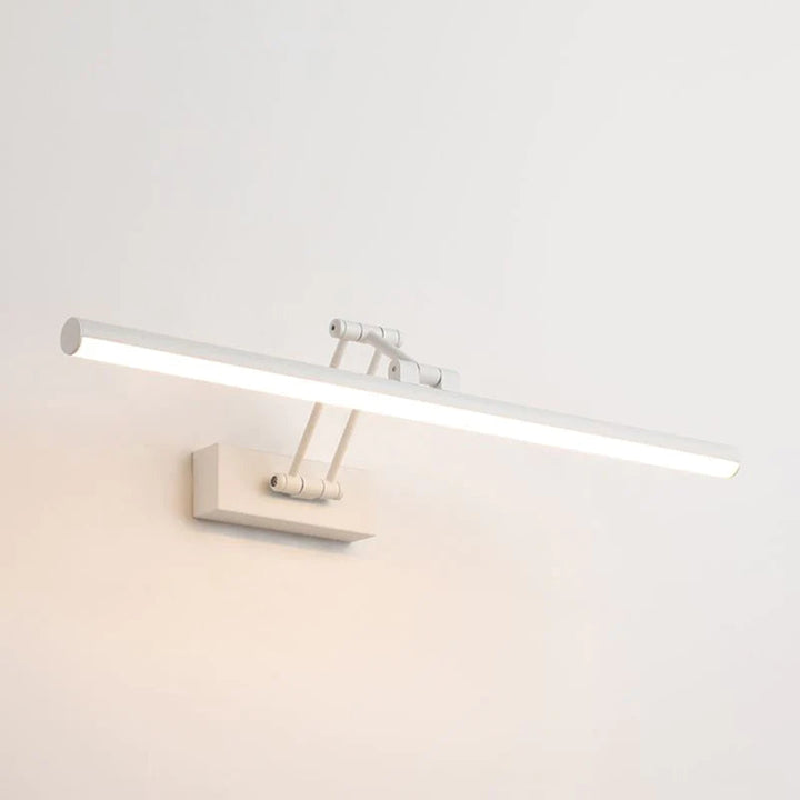 Volo Adjustable Linear Wall Sconce Black/White. Bedroom