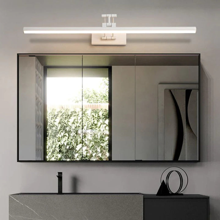 Volo Adjustable Linear Wall Sconce Black/White. Bedroom