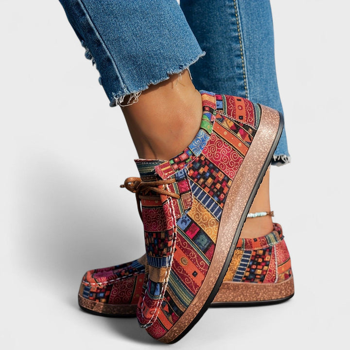 Lightweight Colorful Sneakers for Women – Comfortable Lace-Up Shoes