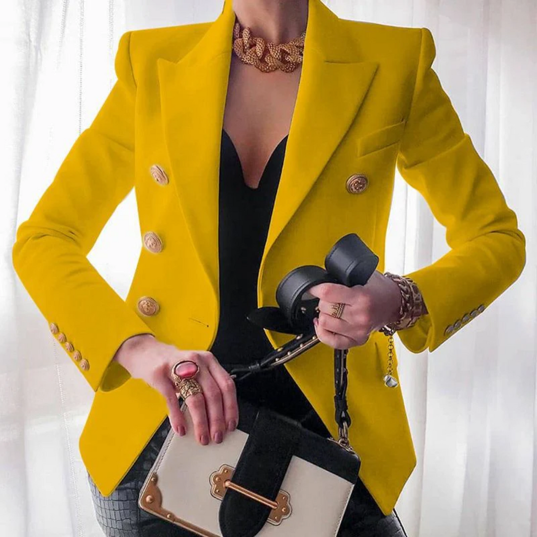 Vanessa - Elegant luxury cotton blazer for women
