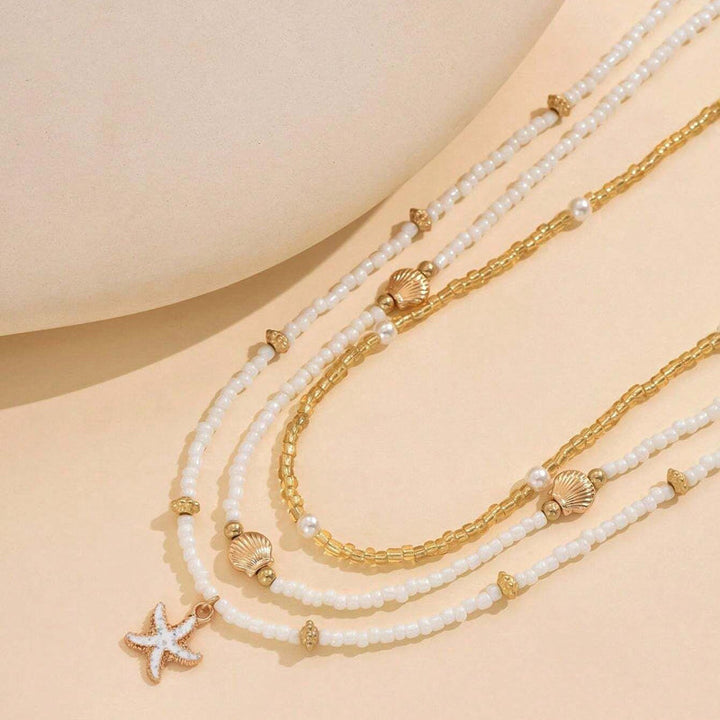 Vintage Bohemian Beaded Necklace