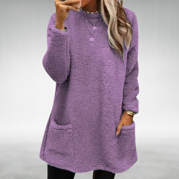 Carrie Cozy Relaxed Pullover Tunic - Elena Harper