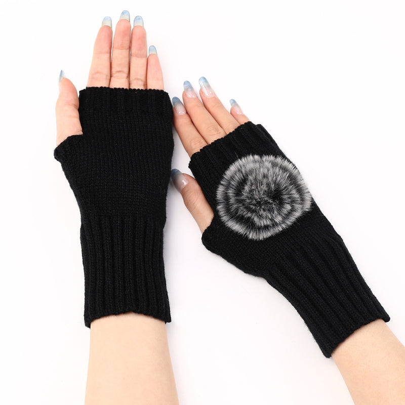 Warm Solid Color Gloves