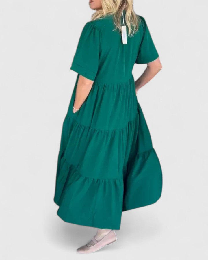 Rebecca Elegant Maxi Dress - Elena Harper