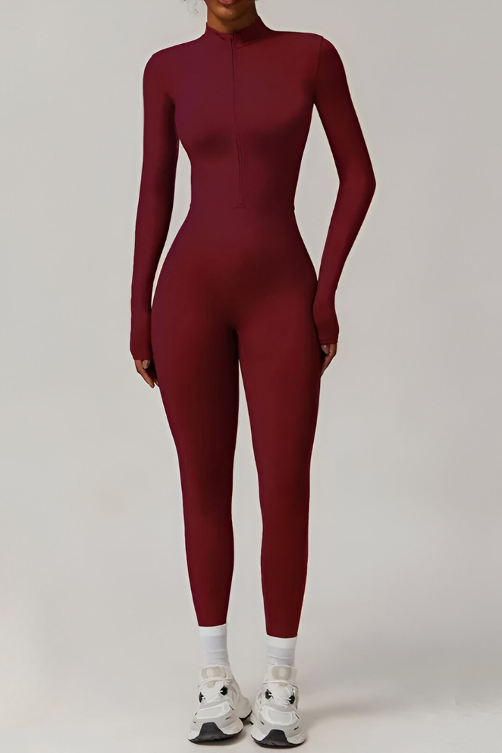 Selara™ | Thermal fleece jumpsuit with zipper