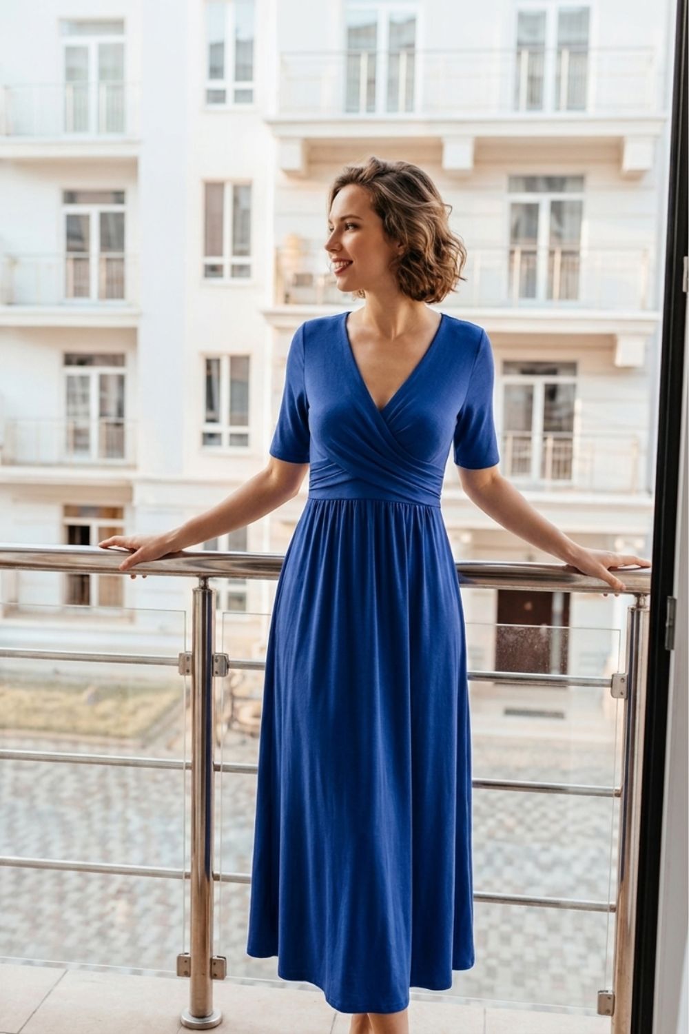 Women’s Wrap Midi Dress | Elegant