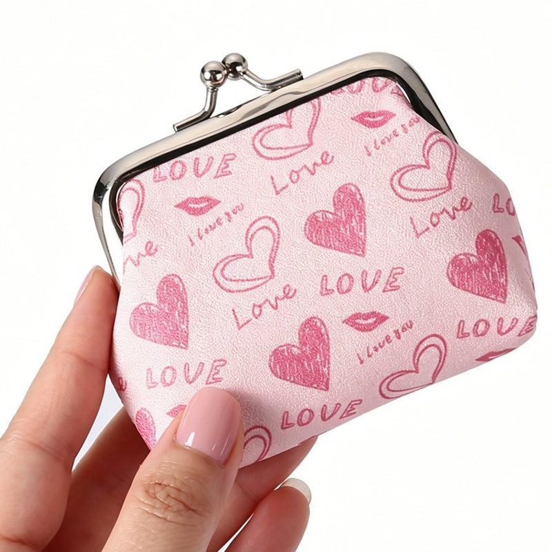 Heart Printed Wallet