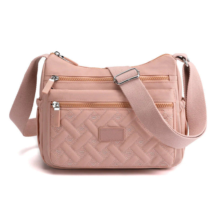 Lightweight and Functional Multi-Pocket Shoulder Bag for Women