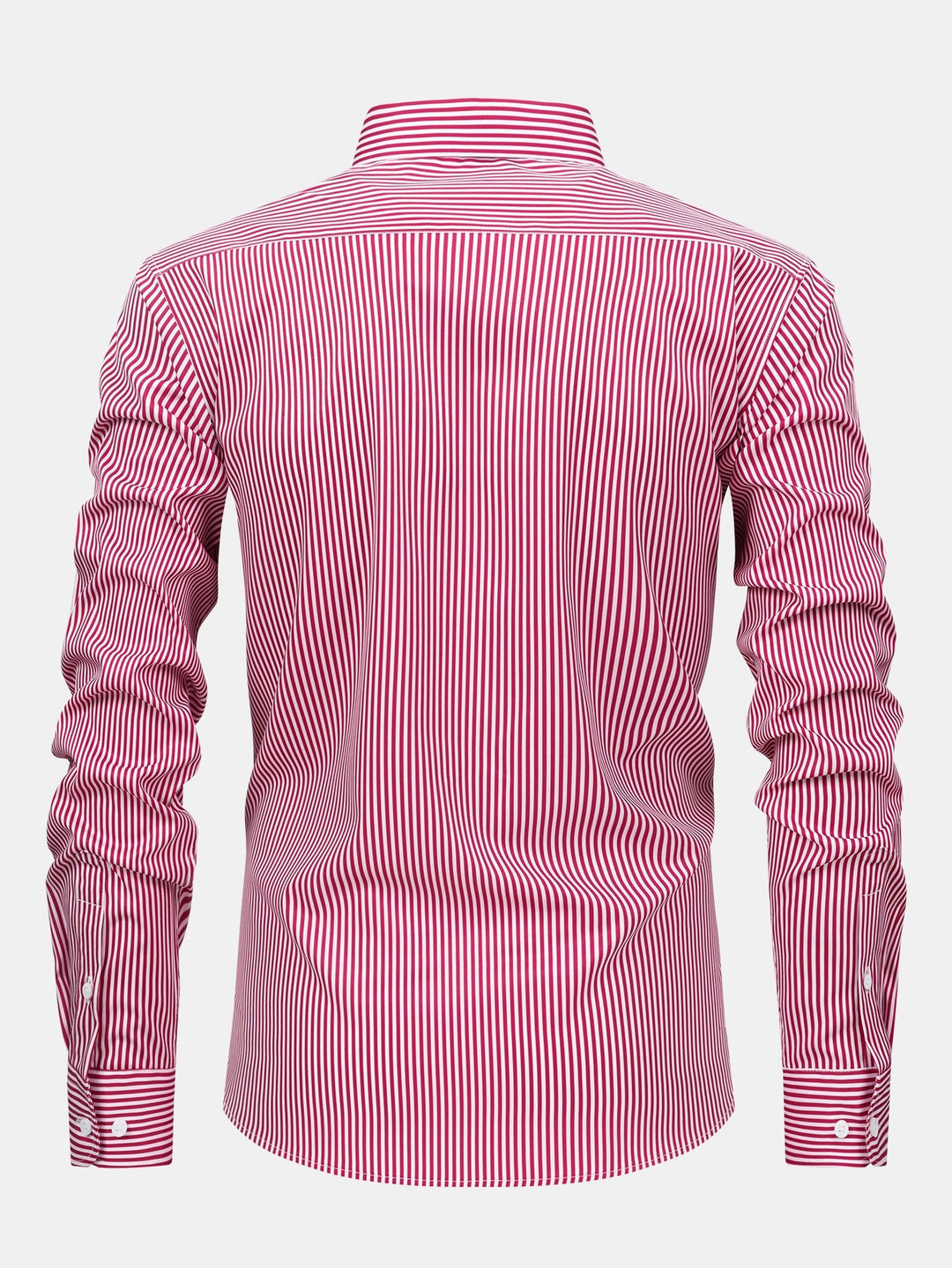 Long Sleeve Striped Shirt with Buttons - Elena Harper