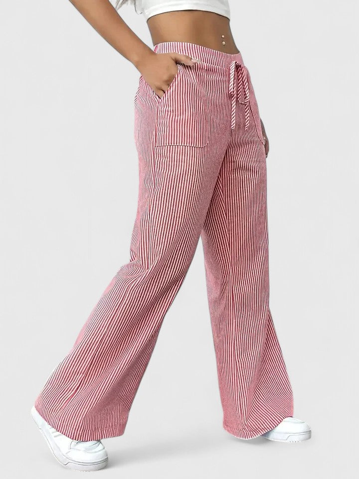 Sierra Stripe Flow Lounge Pants - Elena Harper