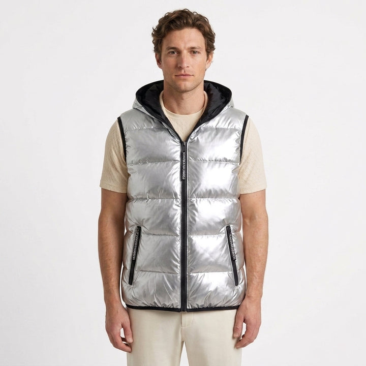 Men's Quilted Hooded Jacket