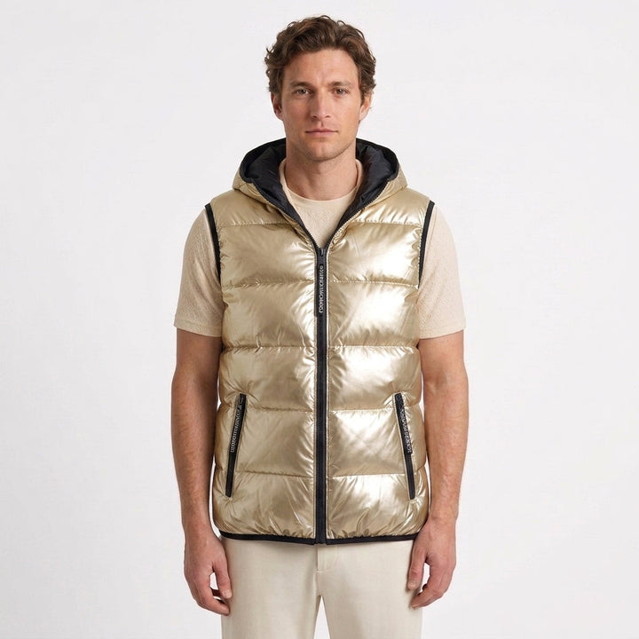 Men's Quilted Hooded Jacket