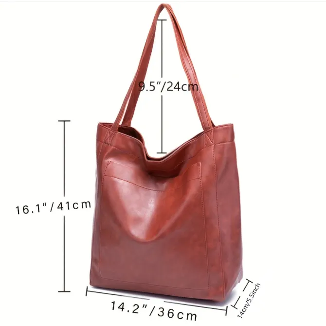 Luna - Trendy Leather Shoulder Bag